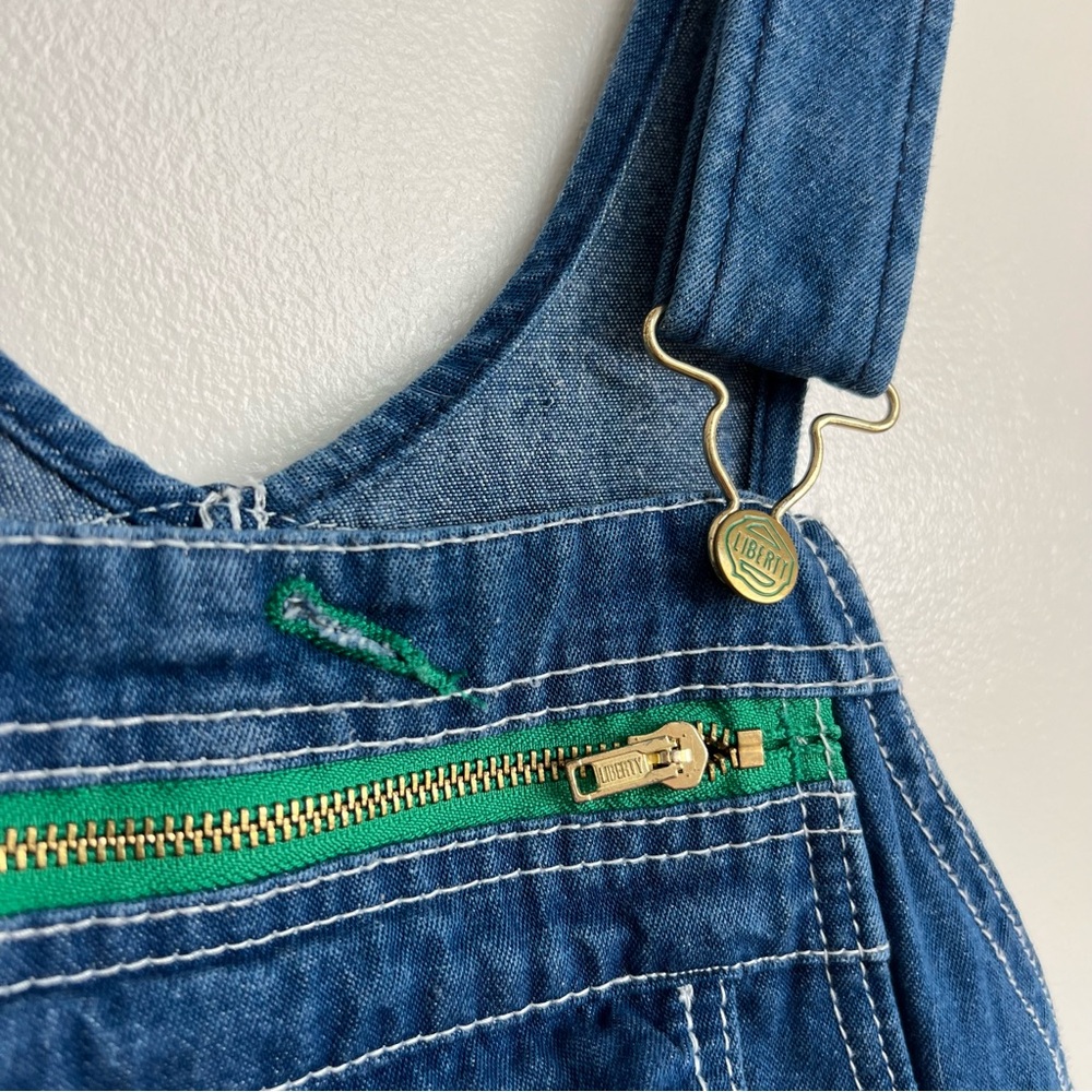 Liberty Denim Cut Off Shorts Overalls size 32 - Picture 6 of 12